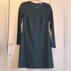 Tommy Hilfiger Dark Green Lace Dress